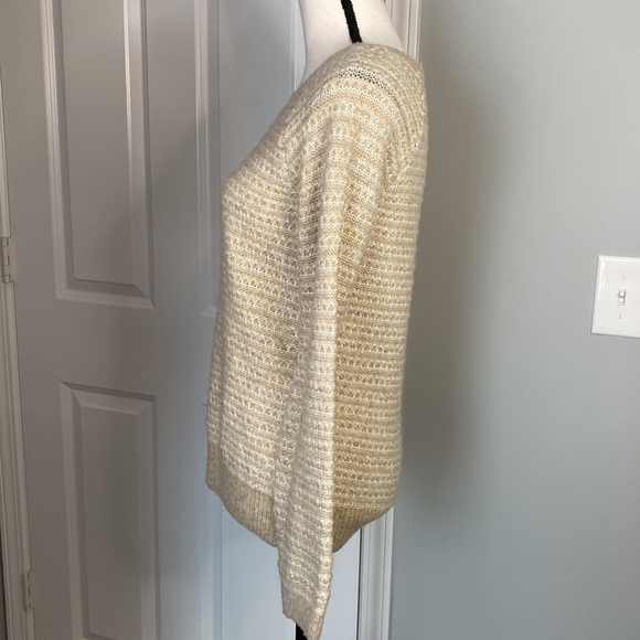 G.H. Bass & Co Wool Blend Cream Knit Sweater - Picture 3 of 6